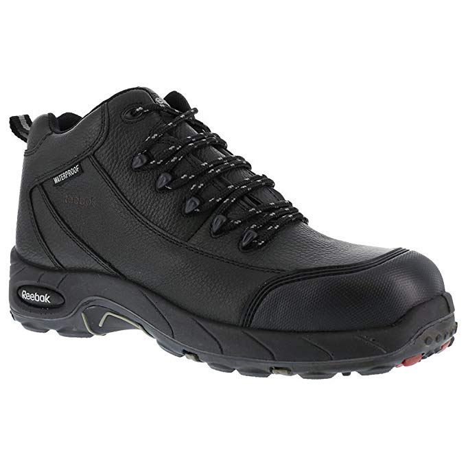 Reebok Men's Work Tiahawk Composite Toe Waterproof Boot Black 11.5 M