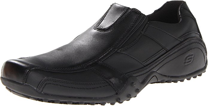 Skechers for Work Men's Rockland-Hooper Slip Resistant Slip-On Shoe