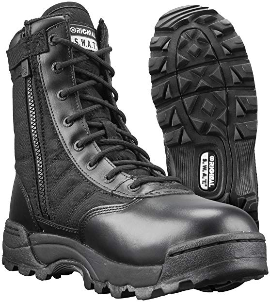 Original Swat 115201 Mens Classic 9 Inch Side Zip Boot 9.5D (M) US