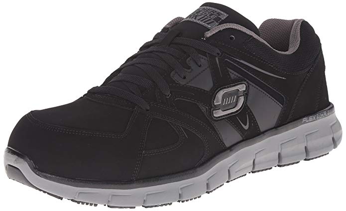 Skechers for Work Men's Synergy Ekron Alloy Toe Work Shoe