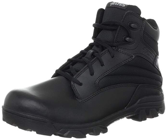 Bates Men's ZR-6 BLK 6 Inch Leather Nylon Uniform Boot