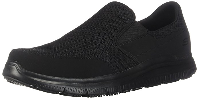 Skechers for Work Men's Flex Advantage Slip Resistant Mcallen Slip On