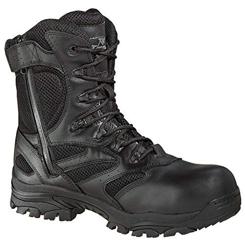 Thorogood Men's 8'' Deuce Waterproof Side Zip Puncture Resisting Work Boots