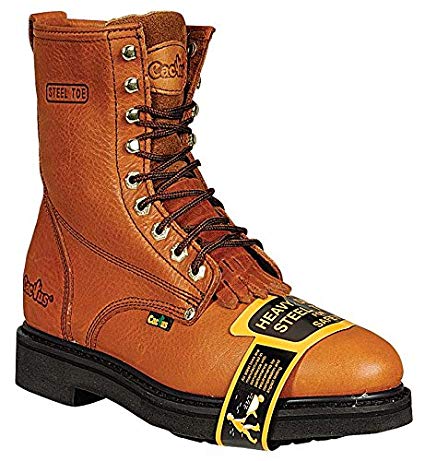 Cactus Men's 8731S LT. BROWN Leather Work Boots