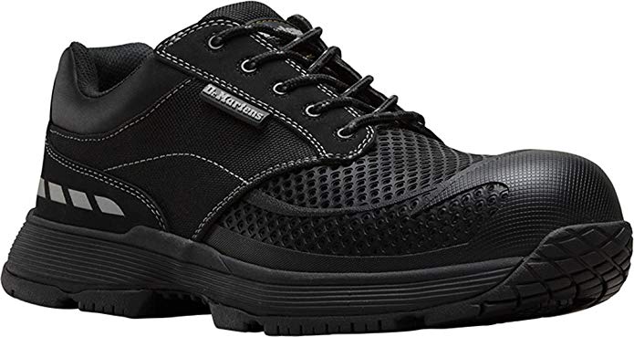 Dr. Martens Unisex Calamus LO Safety Toe 5 Eye Mesh, Rubber Shoes