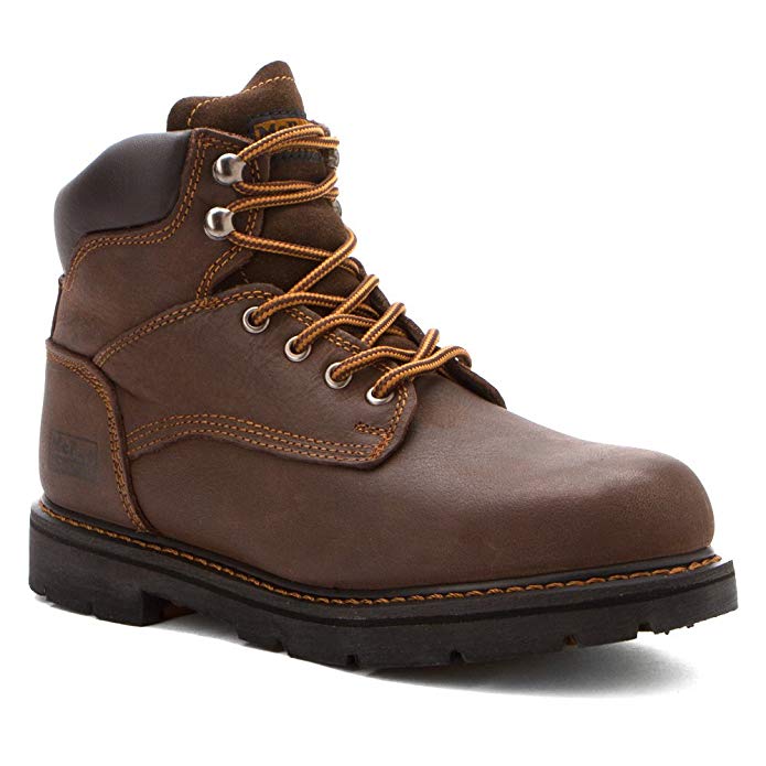 McRae Industrial Men's 6-inch Soft Toe Lace-up Work Boots