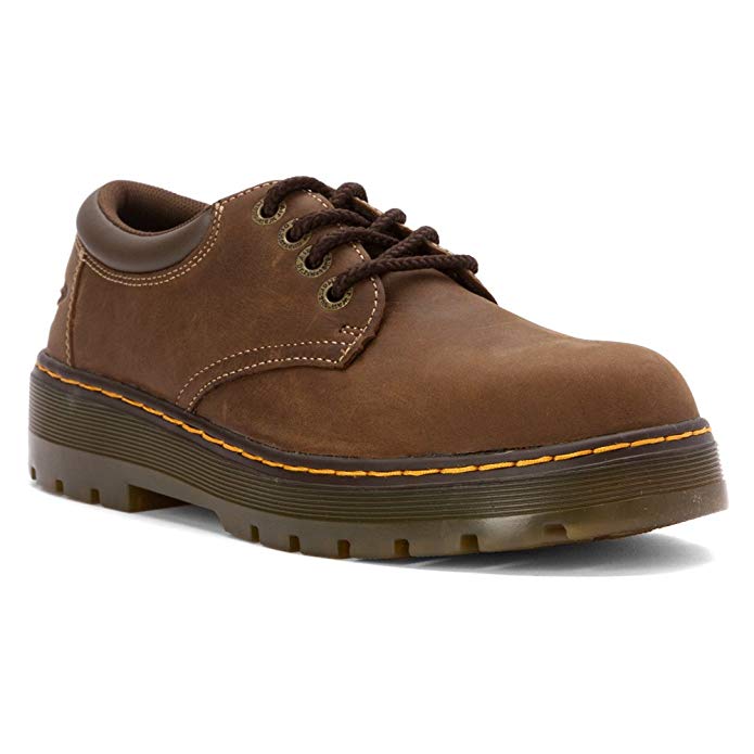 Dr. Martens Men's Rivet Steel Toe Leather Work Boots