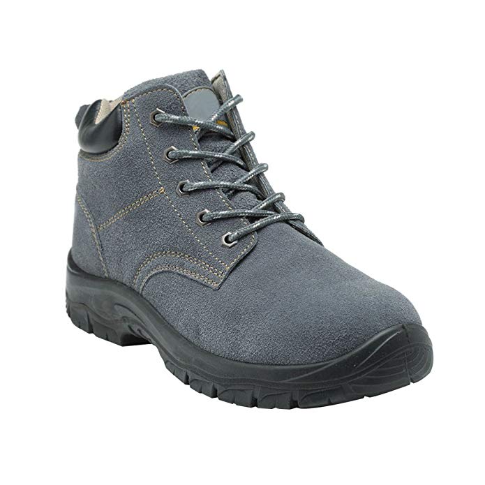 Eclimb Men's Lace-up Mid Steel Toe Work Boot