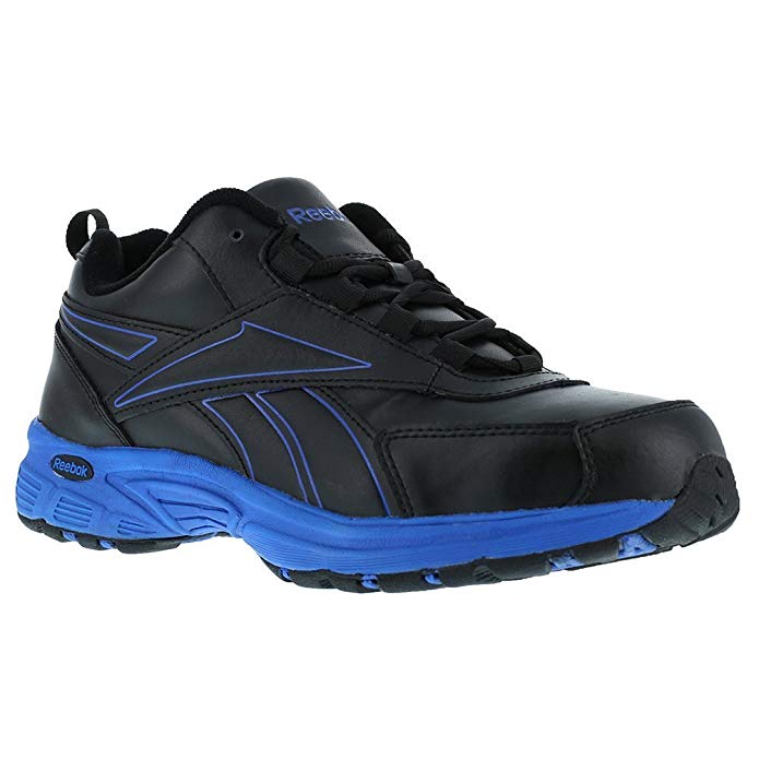 Reebok RB4830 Men's Cross Trainer Safety Shoes - Black/Blue - 6.5 - W