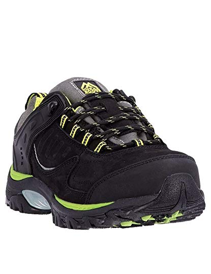 MCRAE Men's Industrial Steel Toe Hiker Work Sneakers, Suede