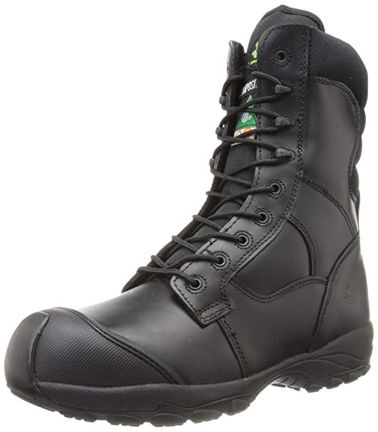 Dawgs Men's 8-inch Side Zip Ultralite Comfort Pro Safety Boots