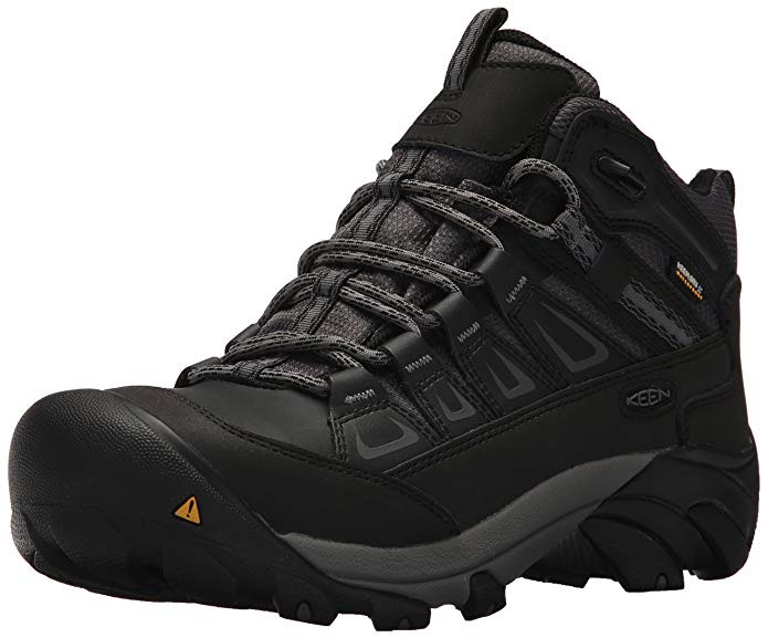 KEEN Utility Men's Boulder Mid Waterproof Industrial Boot