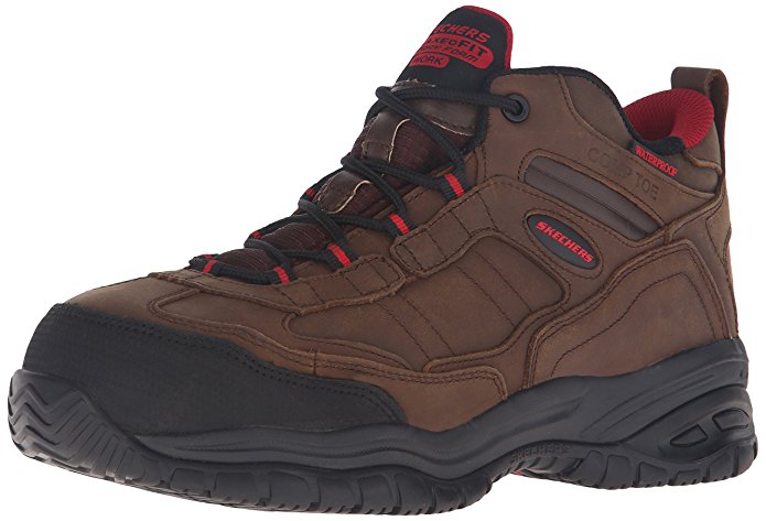 Skechers for Work Men's Soft Stride Gilbe Slip Resistant Boot