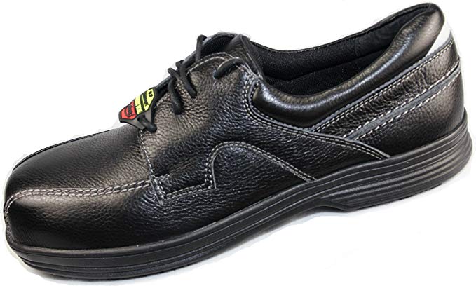 Laforst Seger 8200 Mens Work Slip Resistant Lace up Oxfords Black 11.5