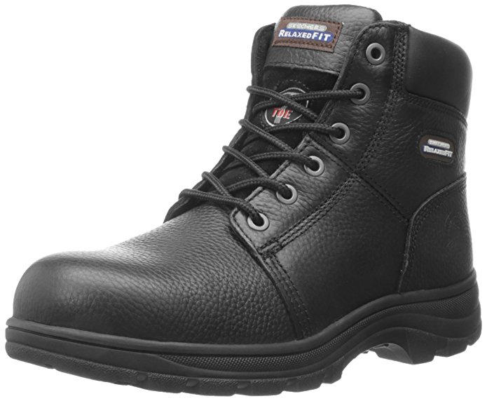 Skechers for Work Men's Workshire Relaxed Fit Work Steel Toe Boot