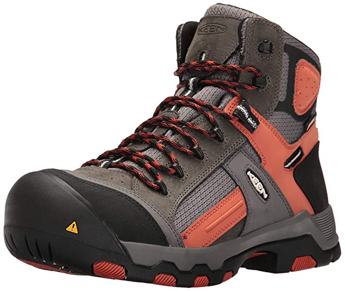 KEEN Utility Men's Davenport Mid Waterproof Industrial and Construction Shoe