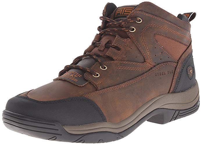 Ariat Men's Terrain Wide Square Toe Steel Toe Western Cowboy Boot