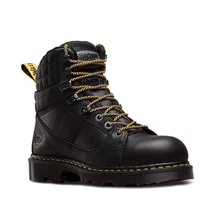 Dr. Martens Unisex Camber ST 8 Tie Boots, Black, 9 M UK, M10/W11 M US