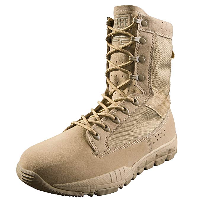 FREE SOLDIER Tactical Boots 8 Inch Desert Shoes High Ankle Support Military Boots