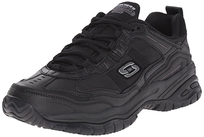 Skechers for Work Men's Soft Stride Mavin Slip Resistant Athletic Oxford