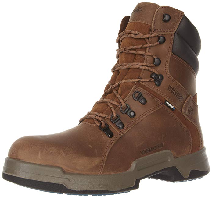 Wolverine Men's Griffin 8-Inch Waterproof Work Boot