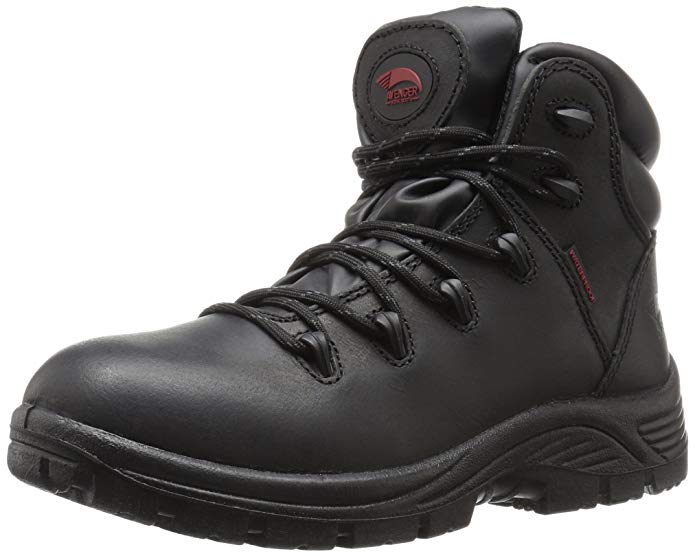 Avenger Safety Footwear Men's 7623 Leather Waterproof Soft Toe EH Work Boot Industrial and Construction Shoe