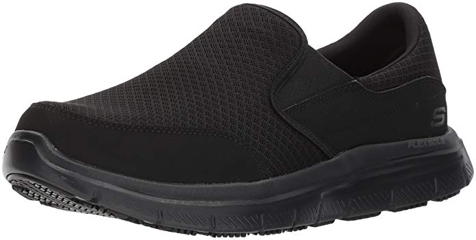 Skechers for Work Men's 77047 Workshire Corpus Oxford Steel Toe Work Shoe